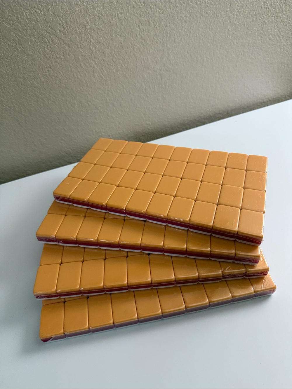 Unbranded American Mahjong Orange Tiles